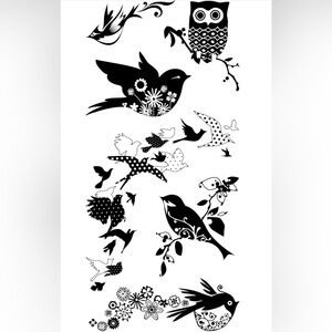 Inkadinkado Birds Galore Stamp Set